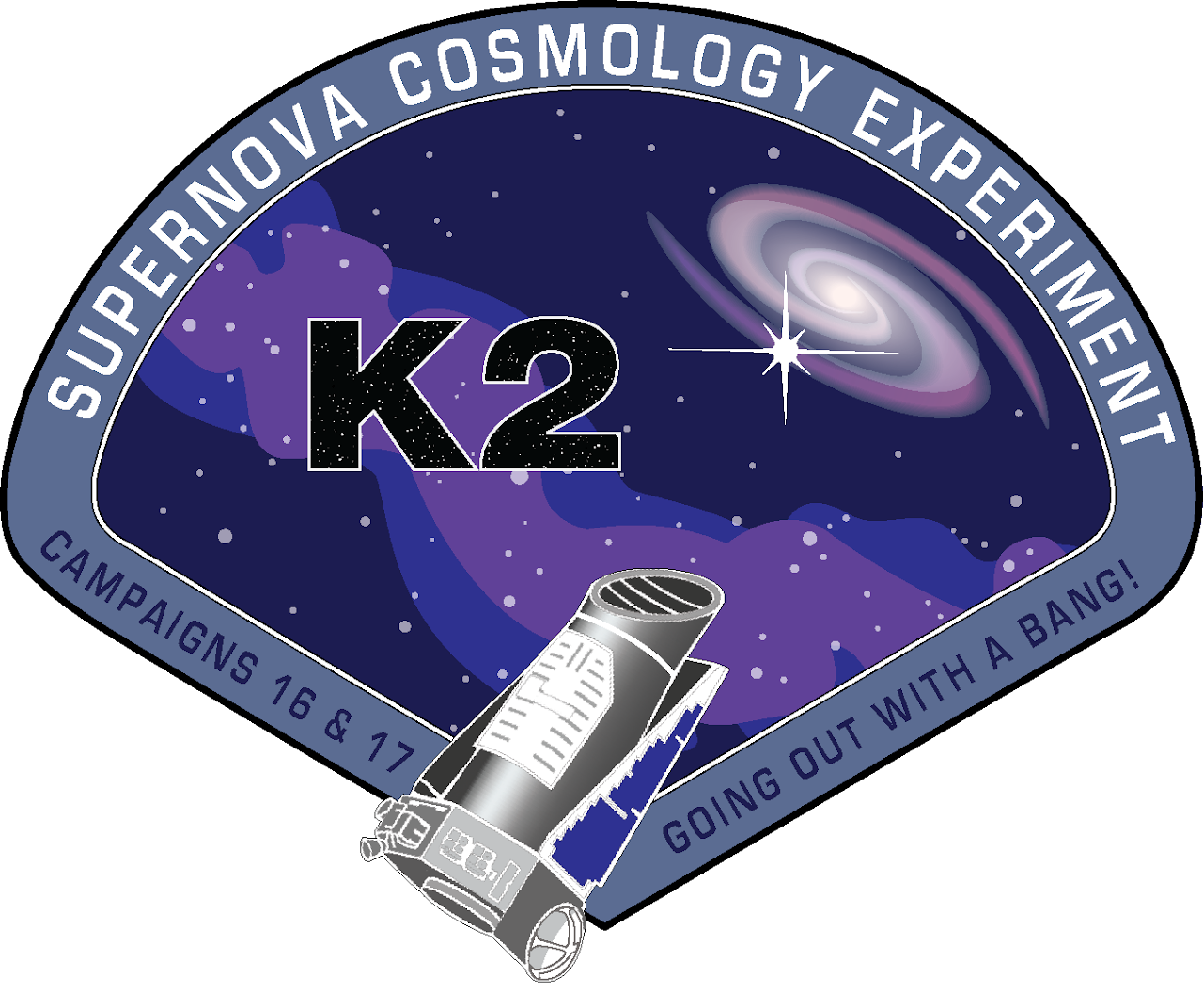 K2 Supernova Cosmology Experiment mission emblem
